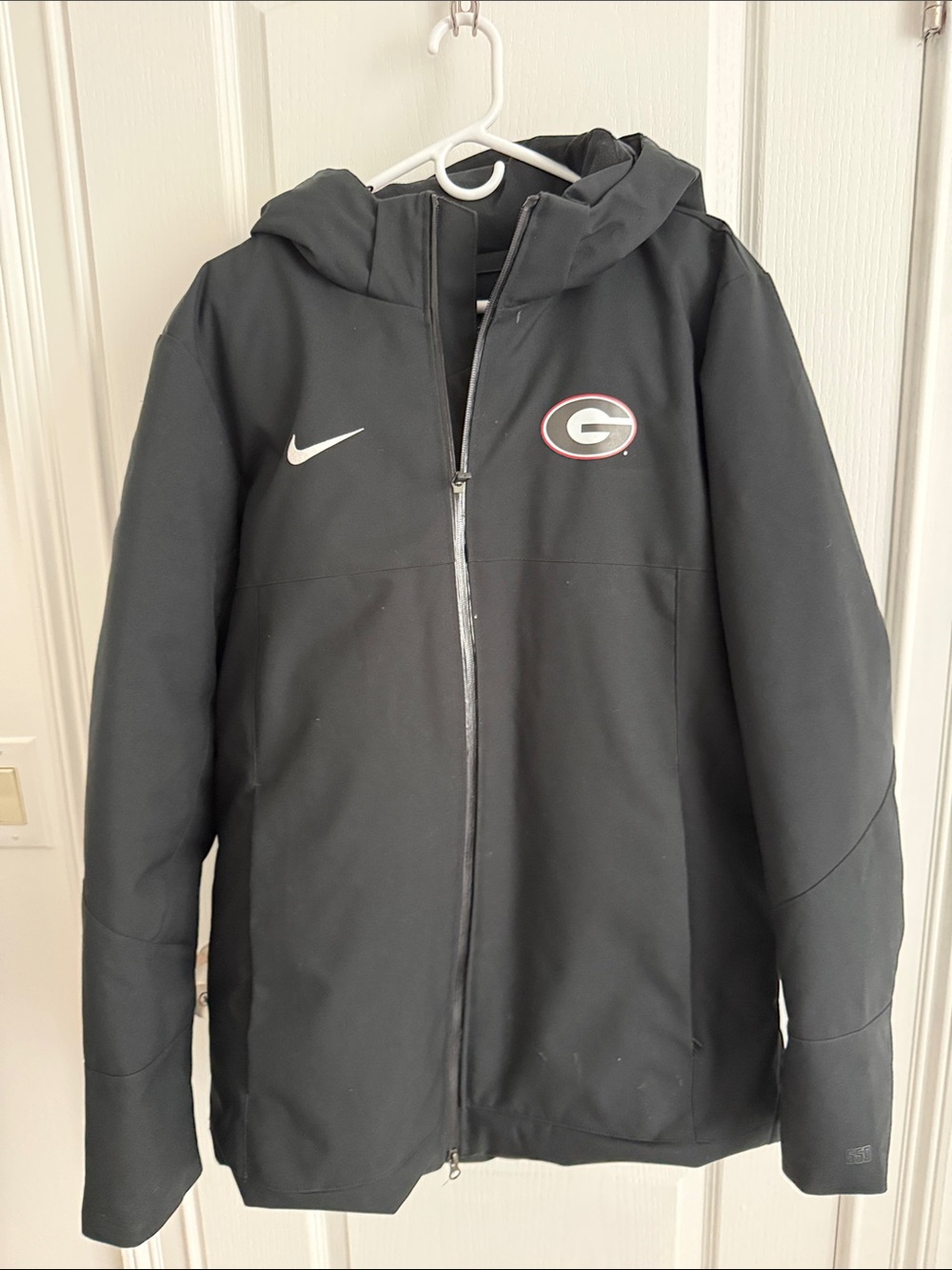 Nike Black Georgia Bulldogs Hooded Zip winter coat small